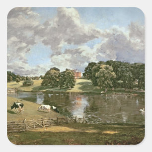 John Constable   Wivenhoe Park, Essex, 1816 Quadratischer Aufkleber