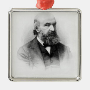John-Couch Adams, graviert von George J. Stodart Ornament Aus Metall