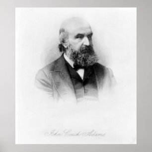 John-Couch Adams, graviert von George J. Stodart Poster
