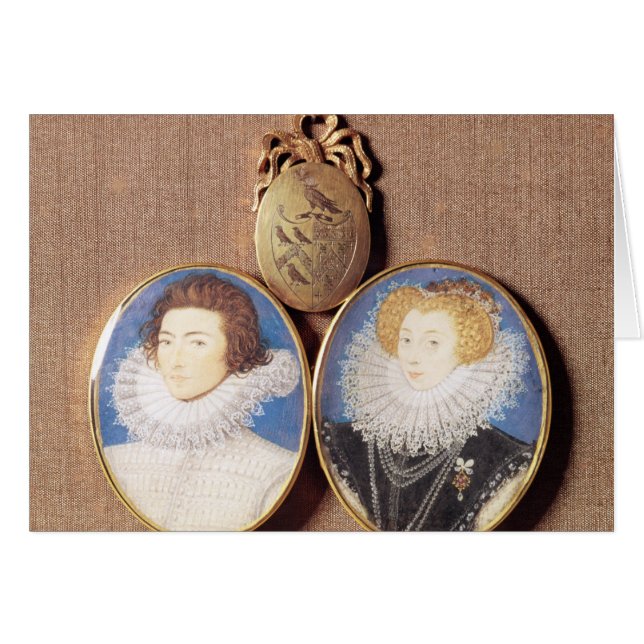 John Croker und seine Ehefrau Frances (Vorderseite (Horizontal))