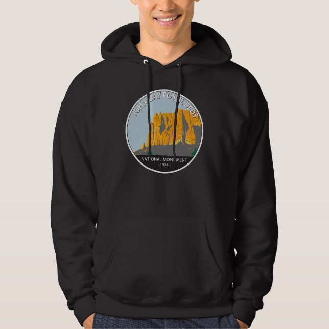 John Day Fossil Beds National Monument Oregon  Hoodie (Vorderseite)