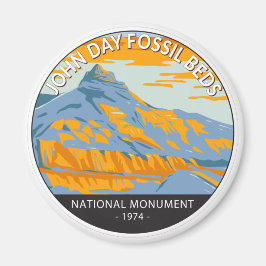 John Day Fossil Beds National Monument Oregon Magnet