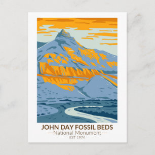 John Day Fossil Beds National Monument Oregon Post Postkarte