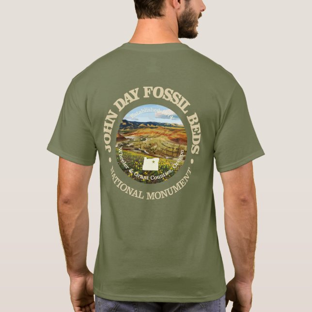 John Day Fossil Beds (NM) T-Shirt (Rückseite)
