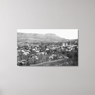 John Day, Oregon Town View Foto Leinwanddruck
