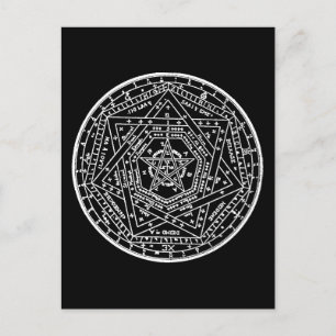 John Dee Tablet Postkarte