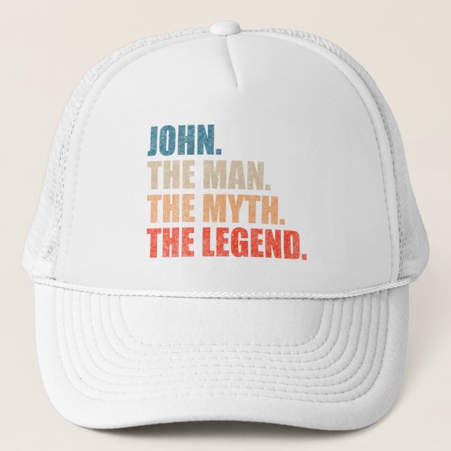 John Der Mann, der Mythos, die Legende Truckerkappe (Vorderseite)
