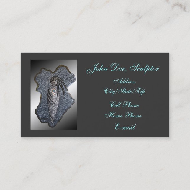 JOHN DOE, BILDHAUER-VISITENKARTE VISITENKARTE (Vorderseite)