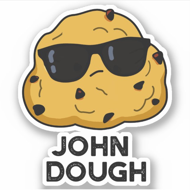 John Dough Funny Baking Puff Aufkleber (Vorderseite)