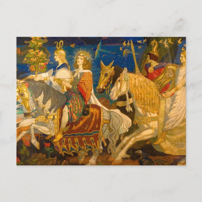 John Duncan - Fahrer von Sidhe Postkarte (Vorderseite)