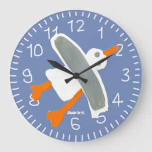 John Dyer Seagull-Wanduhr Große Wanduhr