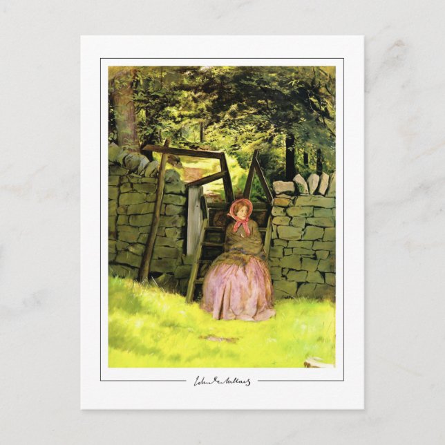 John Everett Millais #105 - Fine Art Postcard Postkarte (Vorderseite)