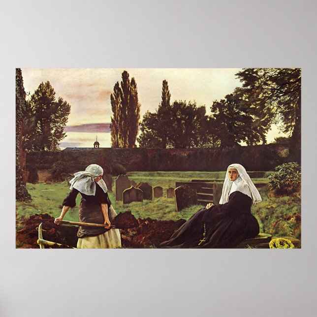 John Everett Millais Das Tal der Erholung Poster (Vorne)