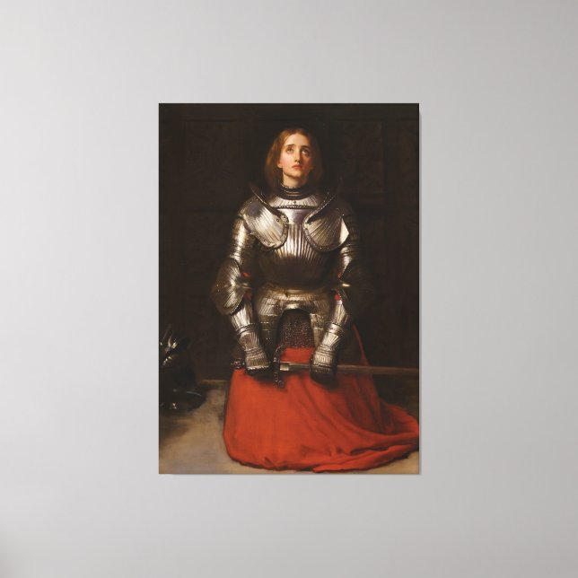 John Everett Millais - Joan of Arc Leinwanddruck (Vorderseite)