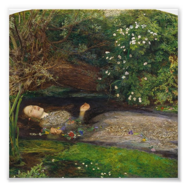 John Everett Millais - Ophelia Fotodruck (Vorne)