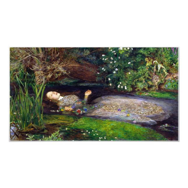 John Everett Millais Ophelia Poster (Vorne)