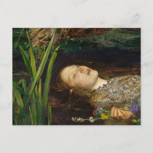John Everett Millais - Ophelia Postkarte