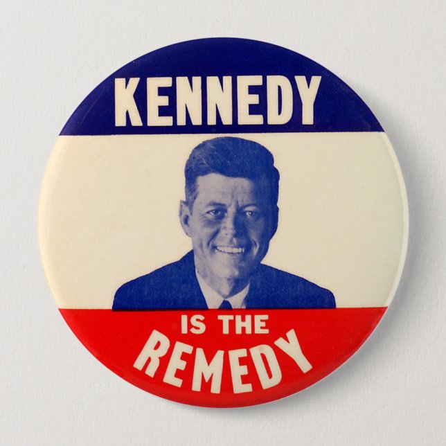 (John F.) ist Kennedy die Abhilfe Button (Vorderseite)