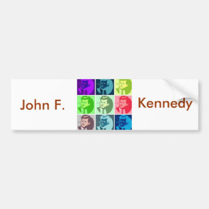 John F. Kennedy Autoaufkleber