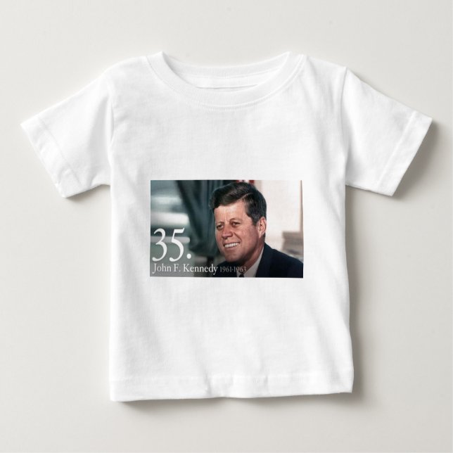 John F. Kennedy Baby T-shirt (Vorderseite)