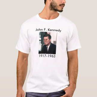 John F. Kennedy, das Haus-Foto-Porträt T-Shirt