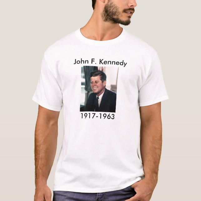 John F. Kennedy, das Haus-Foto-Porträt T-Shirt (Vorderseite)