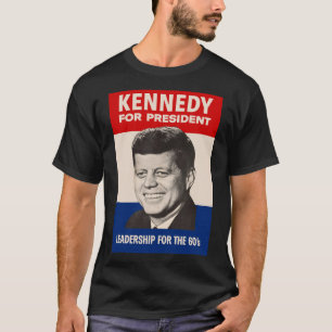 John F. Kennedy für Präsident JFK-Kampagne T-Shirt