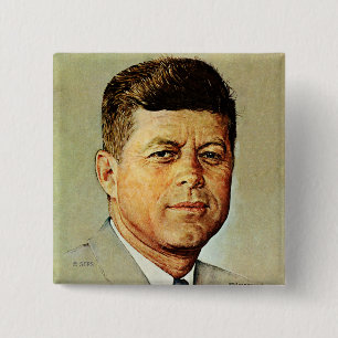 John F. Kennedy IN MEMORIAM 2 Button