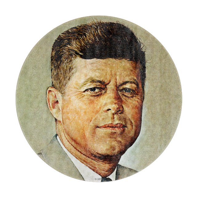 John F. Kennedy IN MEMORIAM 2 Schneidebrett (Vorderseite)