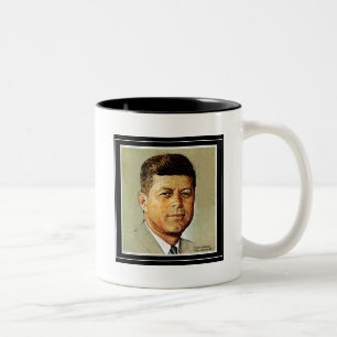 John F. Kennedy IN MEMORIAM 2 Zweifarbige Tasse