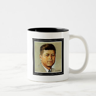 John F. Kennedy IN MEMORIAM 2 Zweifarbige Tasse