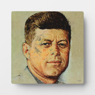John F. Kennedy IN MEMORIAM Fotoplatte