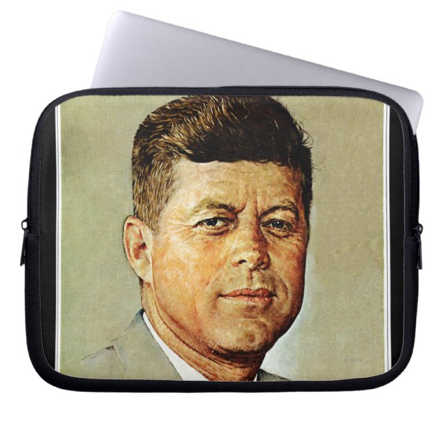 John F. Kennedy IN MEMORIAM Laptopschutzhülle (Vorderseite)