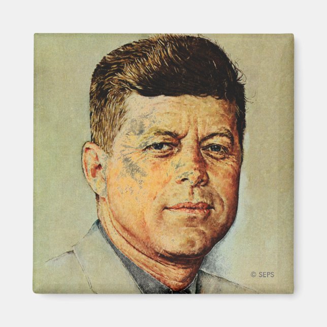 John F. Kennedy IN MEMORIAM Magnet (Vorne)