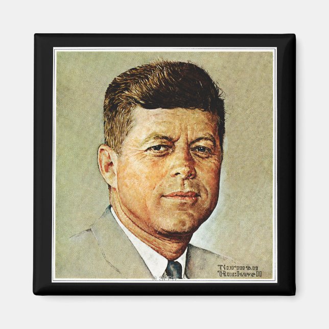 John F. Kennedy IN MEMORIAM Magnet (Vorne)