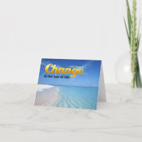 John F. Kennedy Inspiration Zitat "Change"
