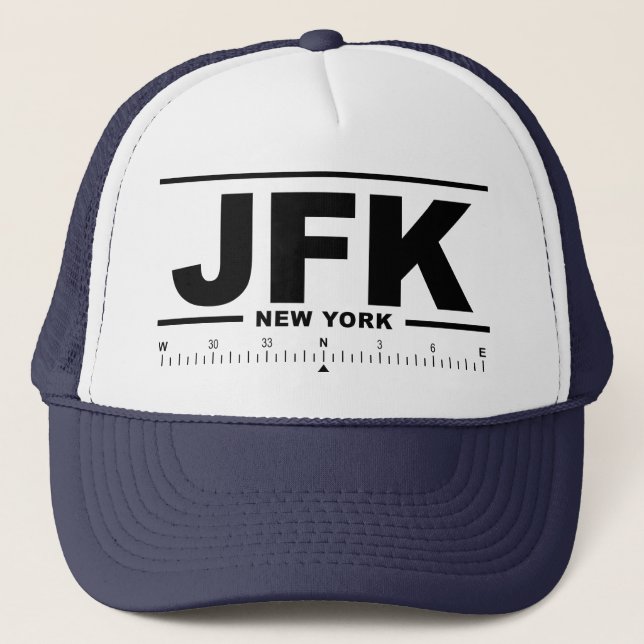John F Kennedy Int'l Airport JFK Truckerkappe (Vorderseite)