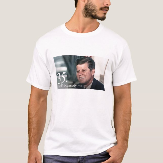 John F Kennedy/JFK 35 T-Shirt (Vorderseite)