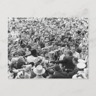 John F Kennedy JFK Fort Worth Kundgebung '63 Postkarte