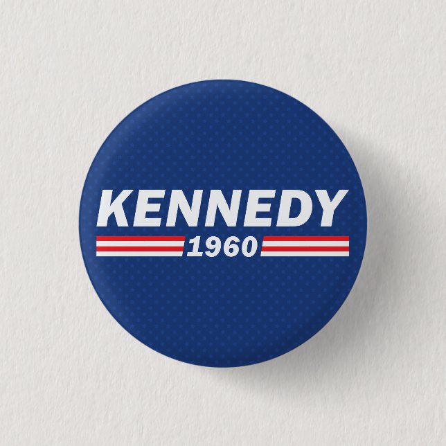 John F. Kennedy JFK, Kennedy 1960 Button (Vorderseite)