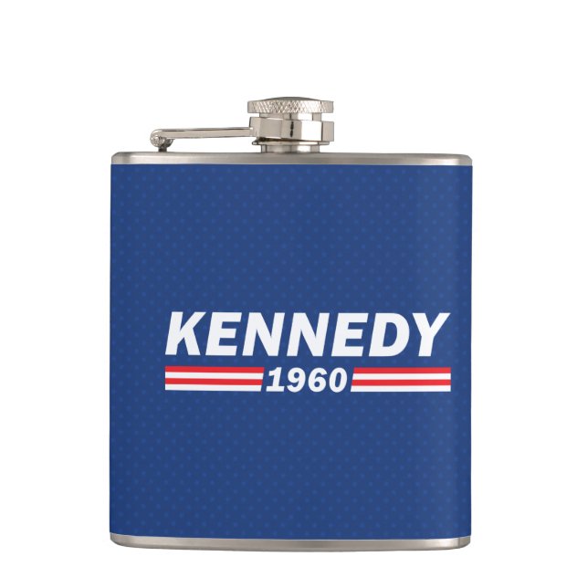 John F. Kennedy JFK, Kennedy 1960 Flachmann (Vorderseite)