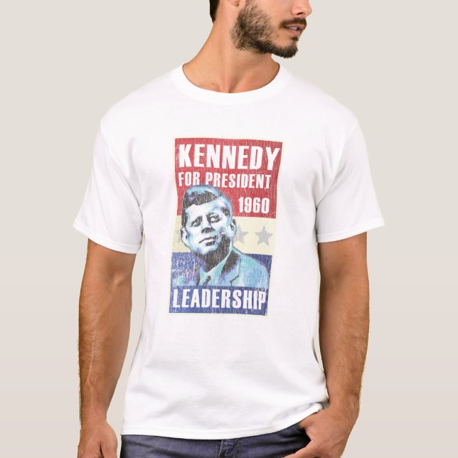 John F. Kennedy (JFK) - Vintag T-Shirt (Vorderseite)
