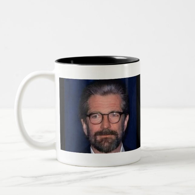 John F. Kennedy Jr Zweifarbige Tasse (Links)