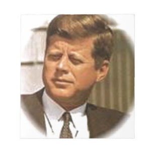 John F Kennedy Notizblock