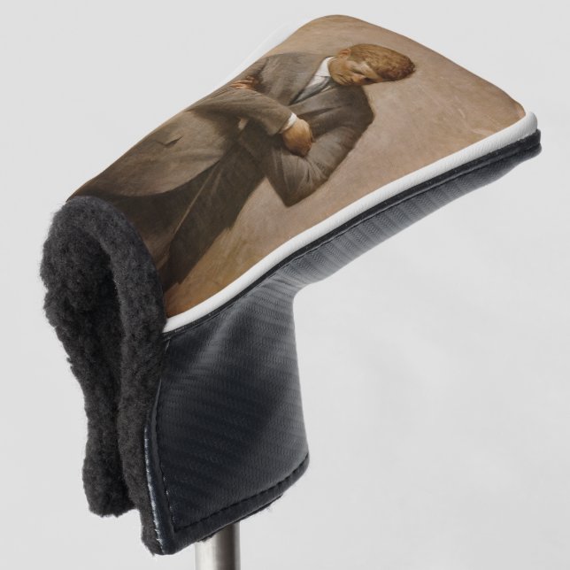 John F Kennedy Offiziell Portrait Golf Headcover (3/4 Vorderseite)