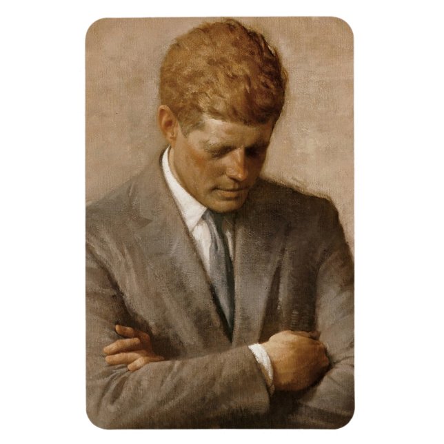 John F Kennedy Offiziell Portrait Magnet (Vertikal)