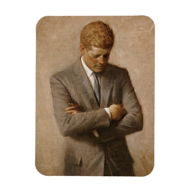 John F. Kennedy Offiziell Portrait Magnet (Vertikal)
