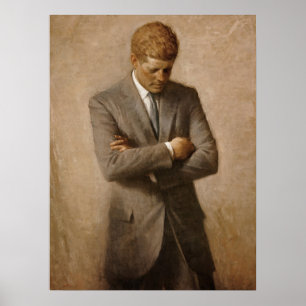 John F. Kennedy Offiziell Portrait Poster