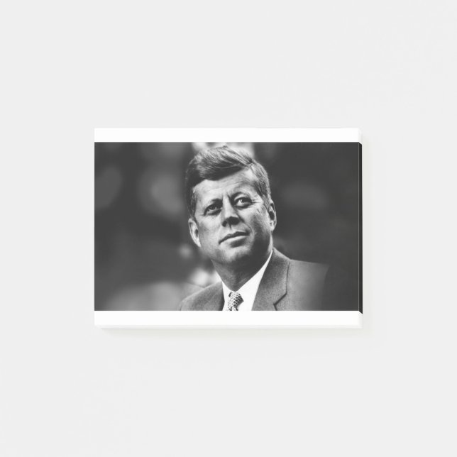 John F Kennedy Post-it Klebezettel (Vorderseite)