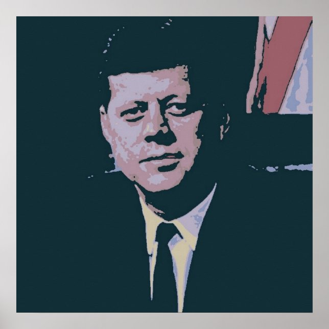 John F. Kennedy Poster (Vorne)